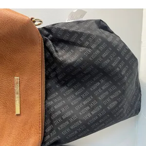 Steve Madden Clutch Bag Y2K Faux Leather Wristlet Zipper Cognac Classic Minimal thumbnail 9