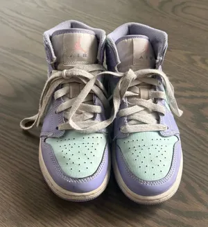 Air Jordan Blue/purple mid Nike thumbnail 1