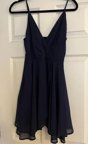Windsor Navy Dress thumbnail 1