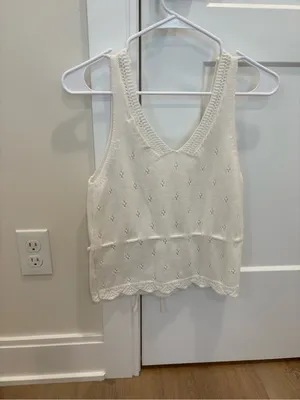 Altar'd State Knit V-Neck Tie-Front Tank thumbnail 4