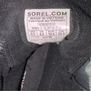 Sorel Explorer Black Joan Suede Boots Shoes size 8.5 thumbnail 12