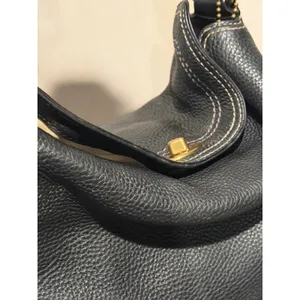 Coach Chelsea Black Pebbled Leather Hobo Shoulder Bag 10948 Turnlock Vintage Y2K thumbnail 13