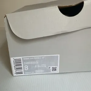 Nike Air Force 1 ’07 White Women’s Size 8 Leather Sneakers DD8959-100 thumbnail 12