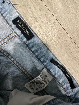 Banana Republic Light Wash Straight-Leg Jeans thumbnail 2