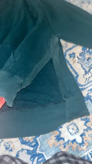 Dark Green Oversized American Eagle Hoodie thumbnail 2