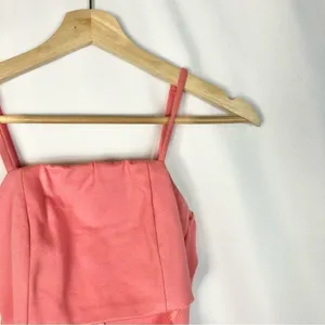 Revolve‎ By the Way Coral Cut Out Bodycon Mini Dress XS thumbnail 3