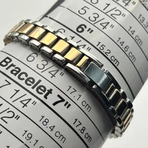 Women’s Two-tone Silver and Rose-gold Crystal Accented Analog Watch Working thumbnail 8