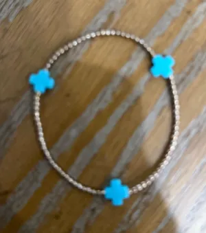 Enewton signature cross stretch bracelet thumbnail 1