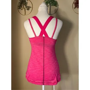 Lululemon Run For Gold Heathered Jeweled Magenta / Regal Plum Size 4 thumbnail 2
