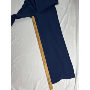 WAYF Women's Spaghetti Strap Wide Leg Sweetheart Neck Navy Jumpsuit Size Large thumbnail 9