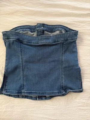 American eagle denim top thumbnail 2