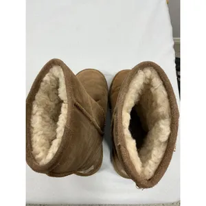 Womans Bearpaws Suede Lined Midcalf Pullon Boots Size 6 Chestnut thumbnail 6