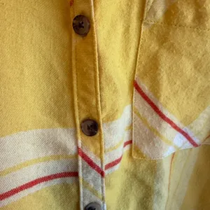 BDG 90’s Sunburst oversized indie cozy vacation Plaid Shirt size small thumbnail 4
