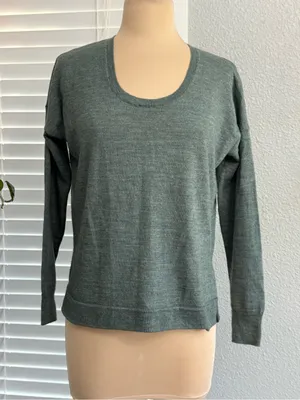Madewell Southstar Merino Wool Blend Sweater Size XS Scoop Neck thumbnail 1