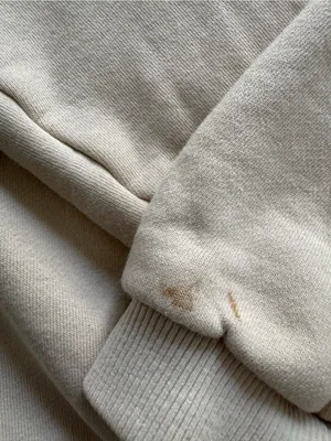 Parade Beige Embroidered Crewneck 100% cotton Sweatshirt, size M loungewear thumbnail 13