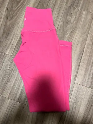 Lululemon Pink Cropped Leggings thumbnail 3