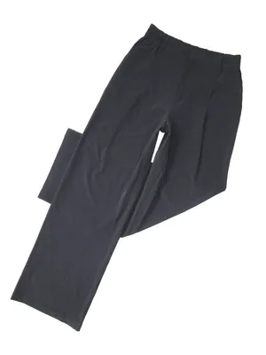 NWT Alo W51208R High-Waist Pursuit Trouser in Black Pleated Wide Leg Pants S thumbnail 1