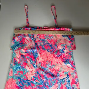Lilly Pulitzer Lexi Slip Dress Medium Light Pascha Pink Preppy Tropical Resort thumbnail 11