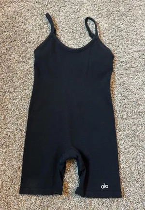 Alo Seamless Ribbed Mellow Onesie thumbnail 1