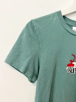 RipnDip Devil Baby Tee Small Cropped Logo Green‎ Skater Summer Streetwear Shirt thumbnail 3