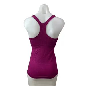 Lululemon Womens Pink Purple Ribbed Knit Racerback Yoga Athletic Tank Top Size 6 thumbnail 4