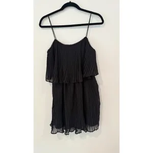 Zara Spaghetti Strap Pleated Mini Dress Size Small 3023 thumbnail 3
