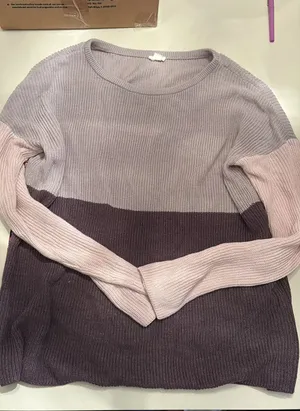 Garage sweater purple and pink thumbnail 1