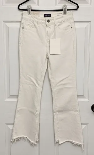 DL1961 Frayed-Hem Wide Leg Jeans thumbnail 1