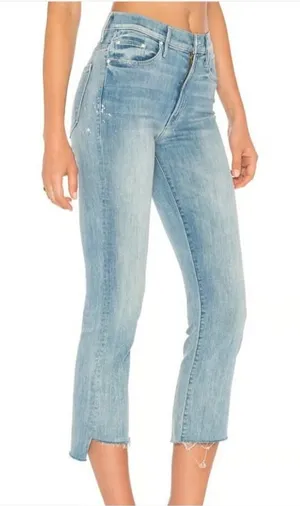 Mother The Insider Crop Step Fray in Twenty Eight‎ & A Half Wishes Size 24 thumbnail 1