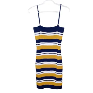 Windsor striped knit bodycon dress size L thumbnail 2