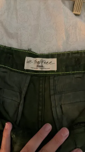 Free People Camo Shorts High-Rise thumbnail 3