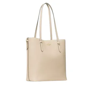 Kate Spade Cream Pebbled Leather Shoulder Tote Bag Juliette Neutral $399 Retai thumbnail 3