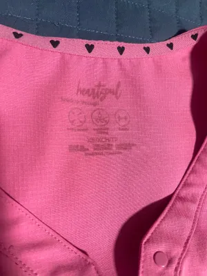 Amazon pink scrub top thumbnail 2