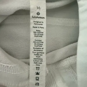 Lululemon Cropped Hoodie Sweatshirt Size 10‎ Stain thumbnail 9