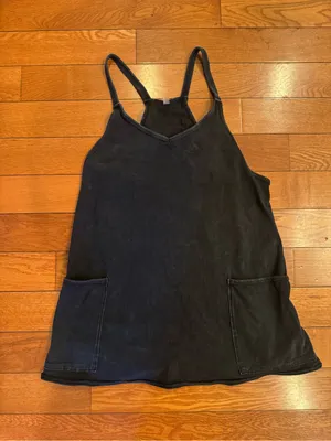 FP Movement Hot Shot Mini Dress — Washed Black (Size XS) thumbnail 1