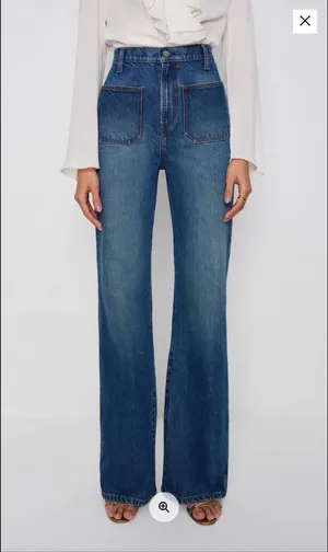 Reformation Alyssa High Rise Wide Leg Jeans thumbnail 2