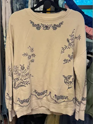 NWOT Free People Jo Pullover - milk tea combo - small - SOLD OUT / RARE thumbnail 8
