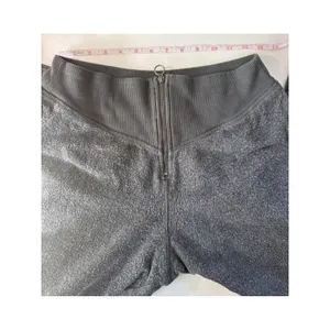 Aerie Charcoal Gray Fleece Zip Front Corset Waist Joggers Sweatpants Medium‎ thumbnail 7