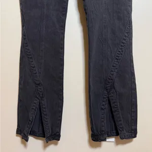 Free People CRVY‎ Mona High Rise Flare Jeans thumbnail 3