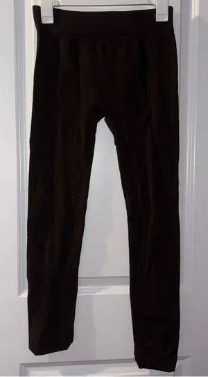 Women's Dark Brown Maze Collection Leggings Size: S/M thumbnail 1