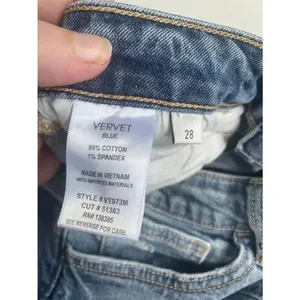 Women's Vervet Jeans High‎ Waist Distressed Blue, Size 28 EUC! 0178 thumbnail 10