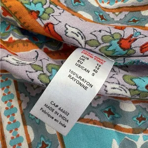 Orientique Naturally Australian Blouse Blue Size 8 thumbnail 10