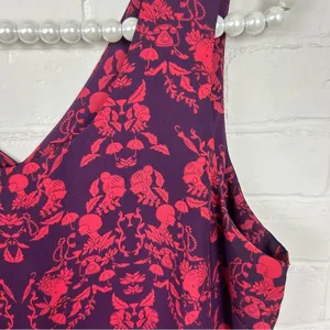 CABI Modern Cameo Magenta Face Figure Patterned Tank Top Size M thumbnail 5