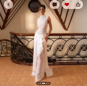 White Lace Maxi Dress thumbnail 4