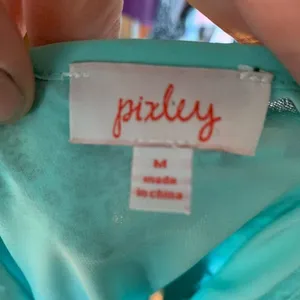 Pixley Stitchfix blue and green boho vacationcore M mini sundress Blue Size M thumbnail 3