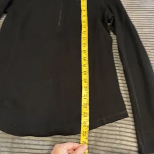 Lauren Ralph Lauren Womens Large Black 1/4 Zip Ribbed Mock Neck Top Y2K Era thumbnail 4