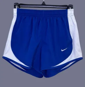 Nike Dri-Fit Royal Blue and White Athletic Shorts Size XS thumbnail 1