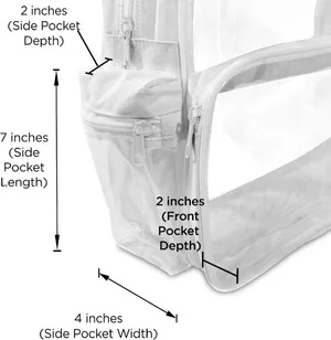 Dalix clear backpack thumbnail 6