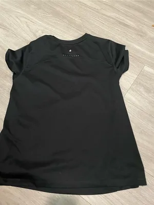 Black Women's Short Sleeve Performance Top thumbnail 2