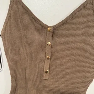 NWT brown‎ button contour bodysuit love tree thumbnail 2